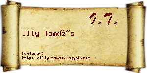 Illy Tamás névjegykártya